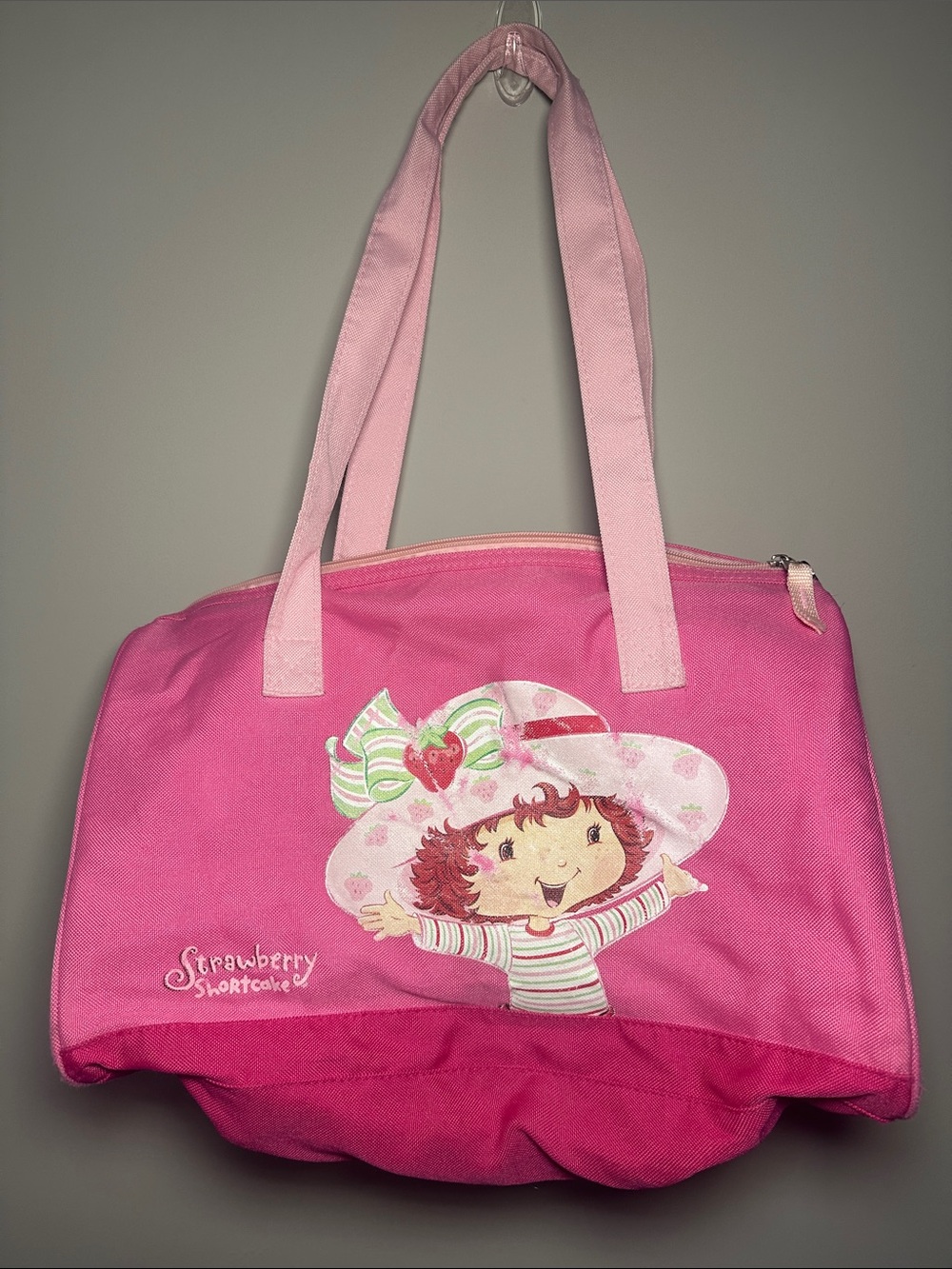 Strawberry shortcake Y2K Pink Canvas Tote Bag